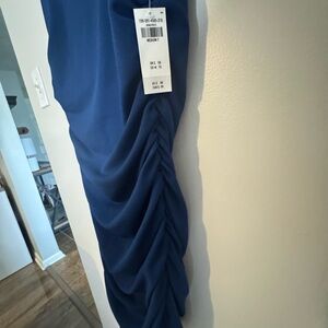 Abercrombie & Fitch Blue Midi Dress
